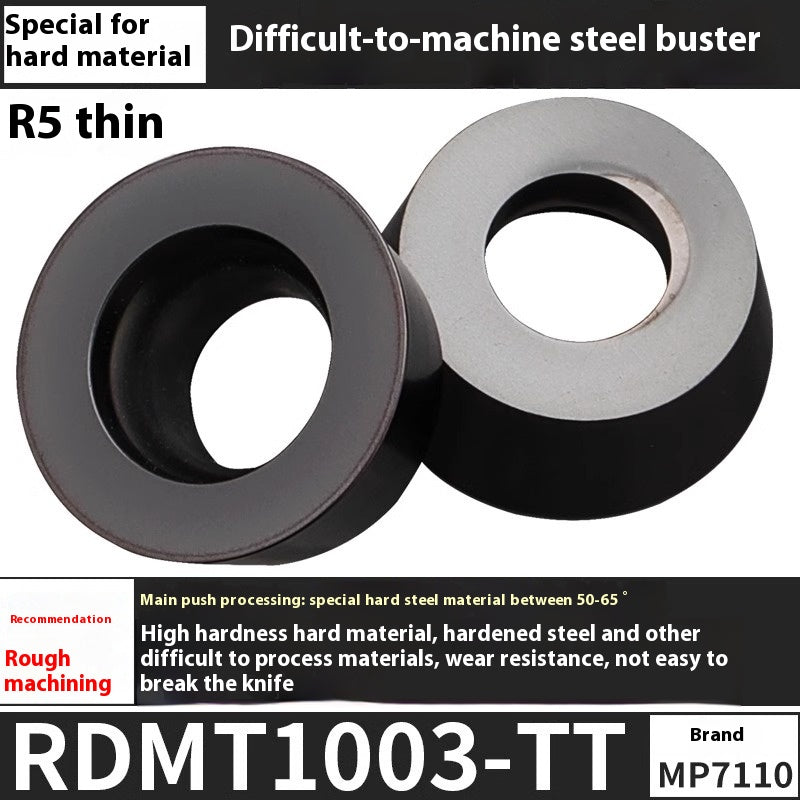 6009 CNC milling inserts RPMW carbide R5 machining center R4 milling machine R6 milling inserts RPMT round cutter grain cutting tools Shandong Denso Pricision Tools Co.,Ltd.